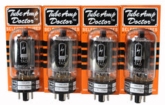 TAD Tube Amp Doctor 6L6WGC-STR, Blackplate, Matched Quartet, Premium