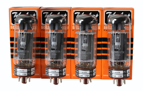 TAD Tube Amp Doctor EL34B-STR, Matched Quartet, Premium Selected