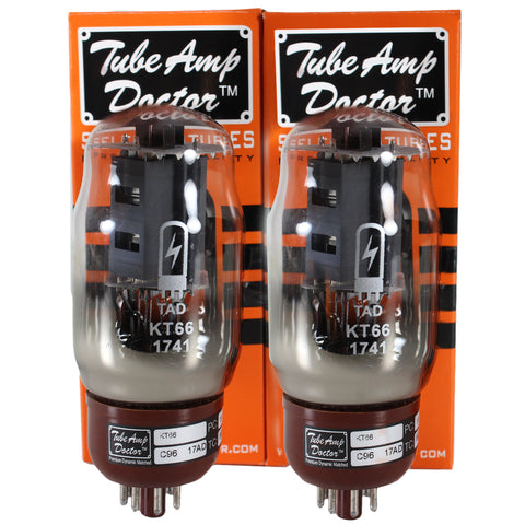 TAD Tube Amp Doctor KT66, Matched Pair, Premium Selected