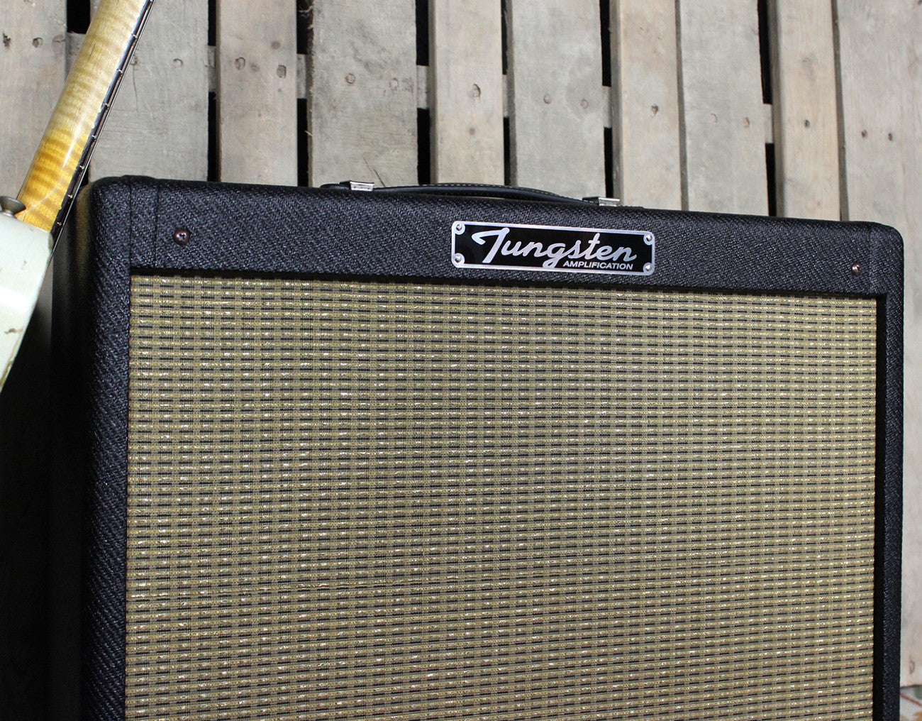 Tungsten Cortez 1x12 Combo Amp Black Lacquered Tweed Humbucker Music