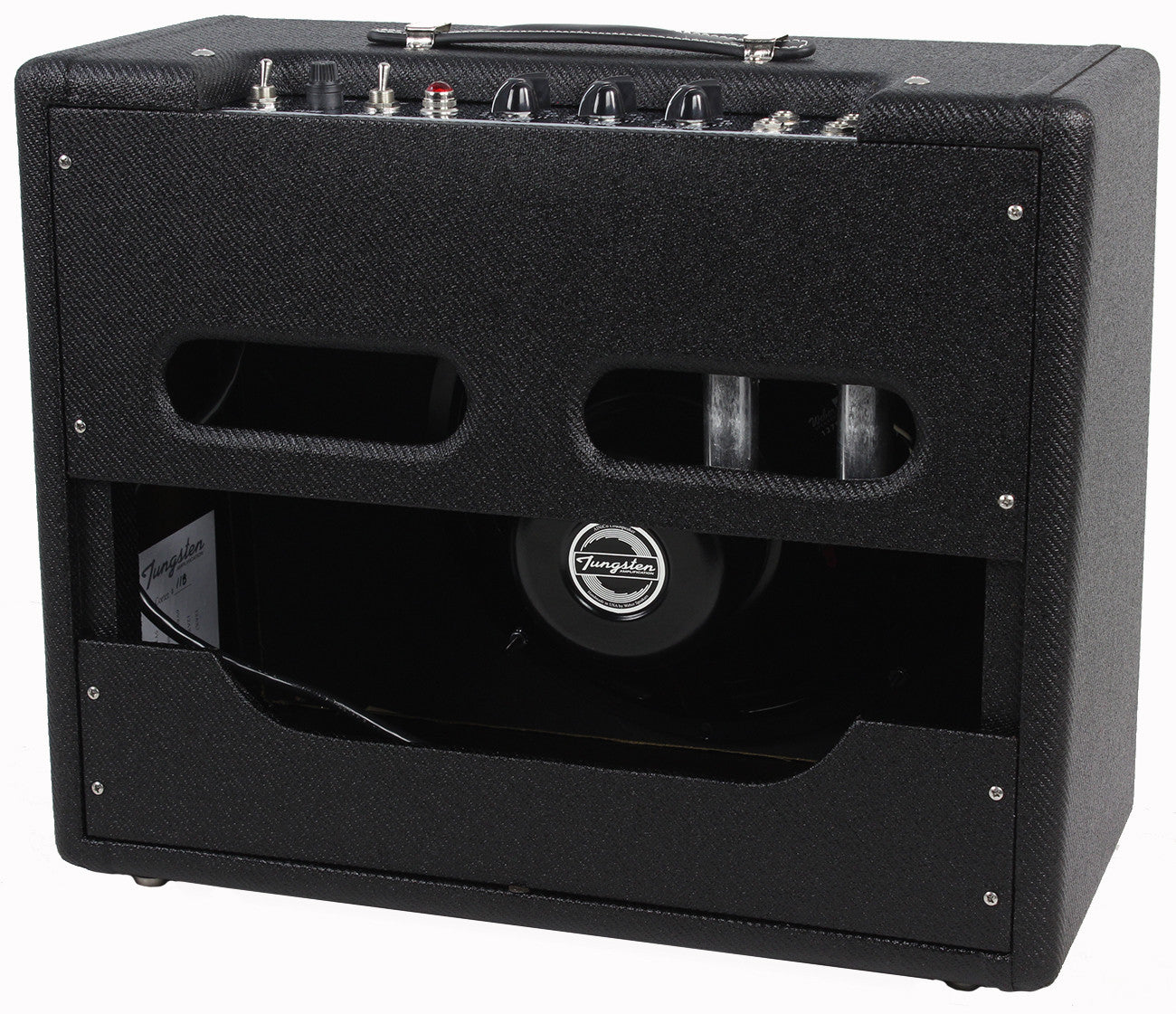 Tungsten Cortez 1x12 Combo Amp Black Lacquered Tweed Humbucker Music