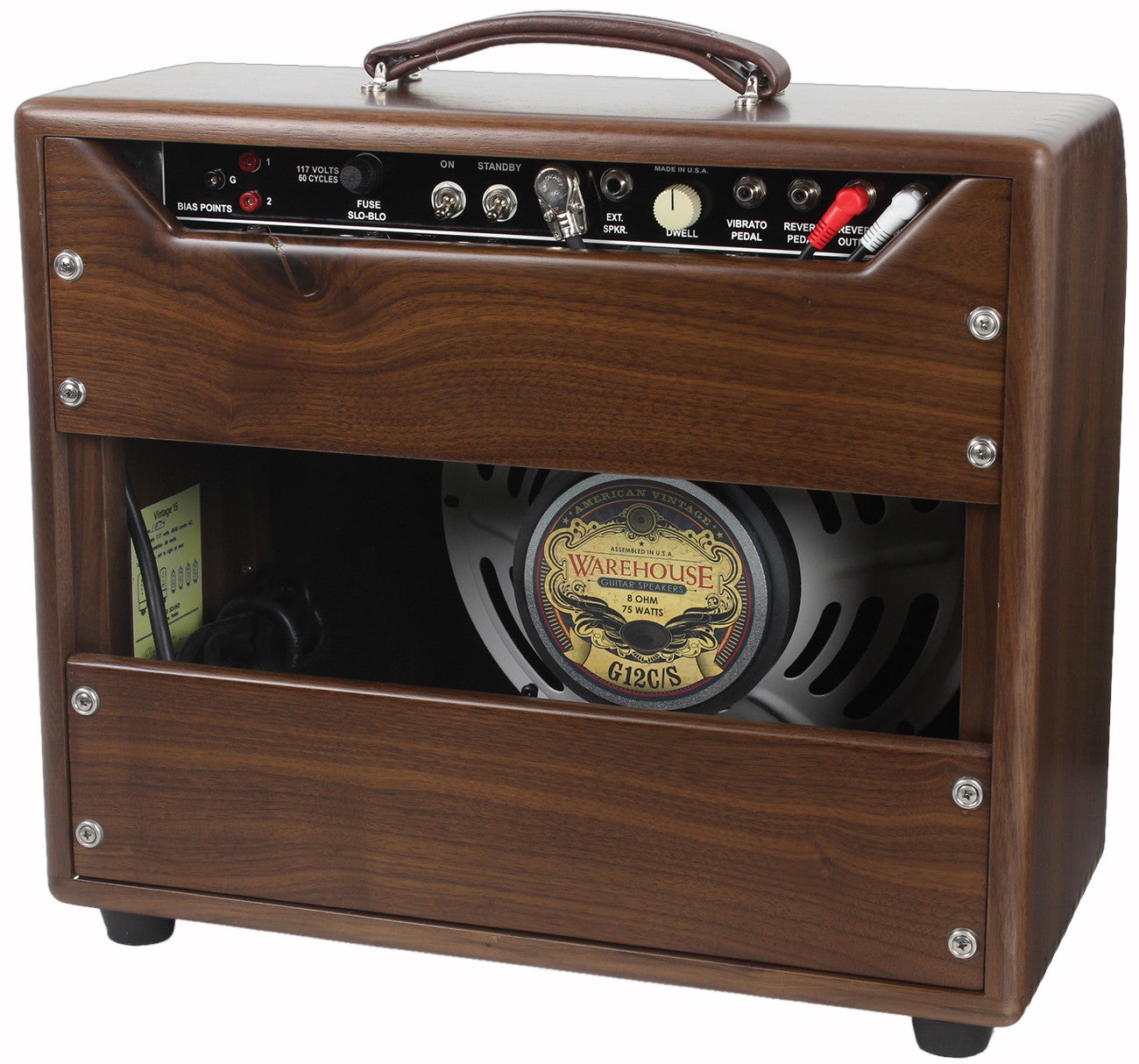 Vintage Sound Vintage 15 Combo, Walnut Hardwood | Humbucker Music