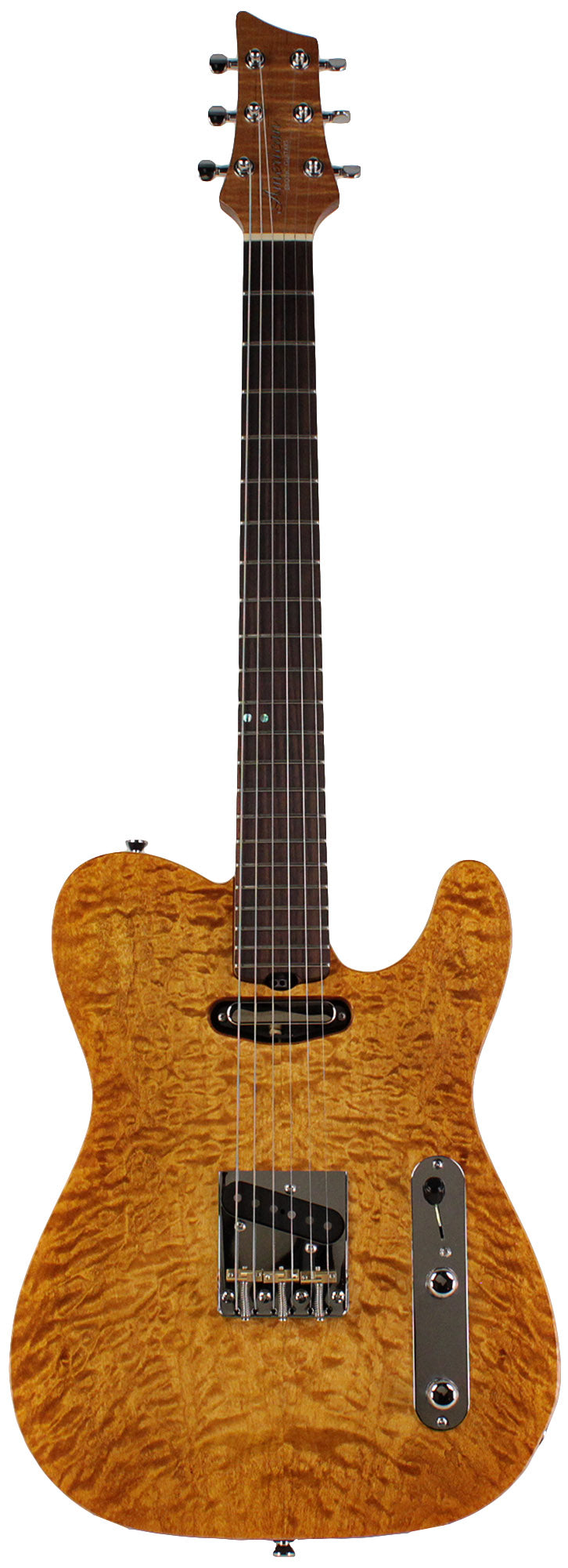 All new! 北米アルダーAAA材　telecasterDX レリックボディ American Exotic Guitars TX-SS, Quilt Maple, Walnut, Lemon Burst