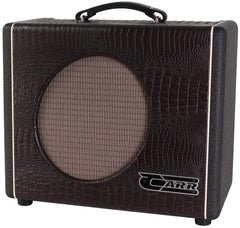 Carr Mercury V 1x12 Combo Amp, Black Tolex, Brown Gator