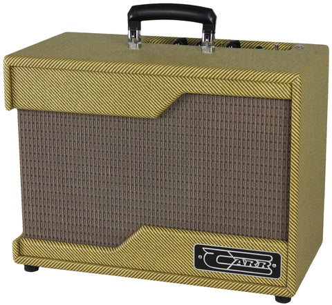 Carr Raleigh 1x10 Combo Amp, Lacquered Tweed