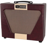 Carr Super Bee 1x12 Combo Amp, Wine, Cream Stripe