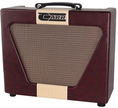 Carr Super Bee 1x12 Combo Amp, Wine, Cream Stripe