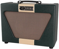 Carr Super Bee 1x10 Combo Amp, Emerald Green, Cream Stripe