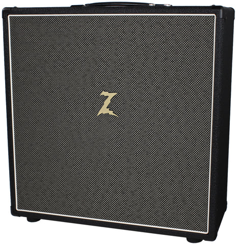 Dr. Z 4x10 Speaker Cab - Black w/ Salt & Pepper Grill