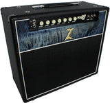 . Dr. Z Maz 18 Jr Reverb 1x12 - Custom Blue Flamed Maple