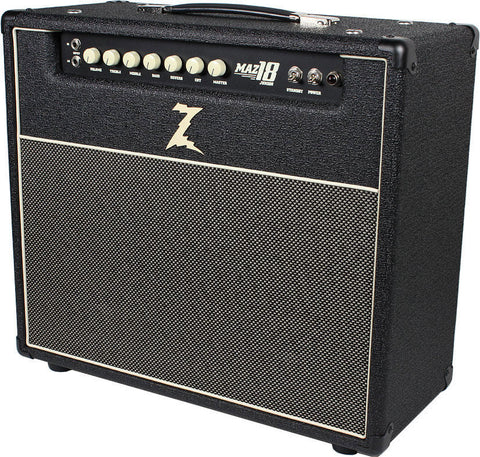 Dr. Z Maz 18 Jr Reverb Combo - Black w/ Salt & Pepper Grill