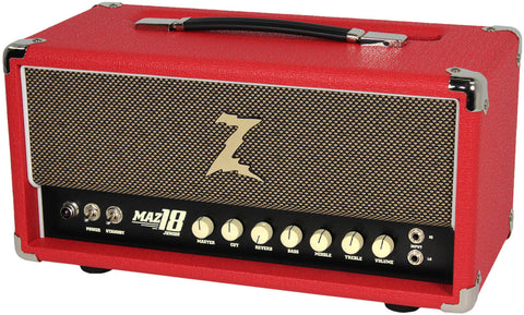 Dr. Z Maz 18 Jr Reverb Head - Red w/ Tan Grill