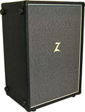Dr. Z Z-Best 2x12 Cab - Black w/ Salt and Pepper Grill