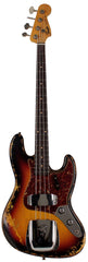 Fender Custom Shop 1960 Jazz Bass, Heavy Relic, 3-Tone Sunburst