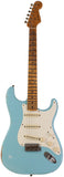 Fender Custom Shop 1957 Stratocaster Relic Guitar, Faded Aged Daphne Blue
