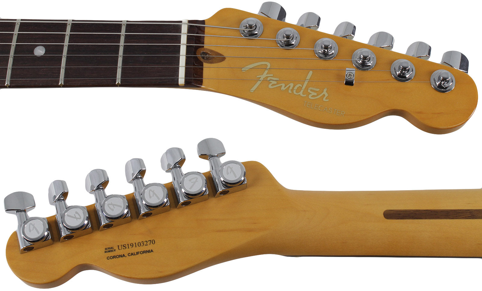 Fender American Ultra Telecaster, Rosewood, Texas Tea | Humbucker Music
