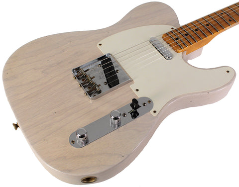 Fender Custom Shop 1955 Telecaster Journeyman Relic Guitar, Aged White Blonde