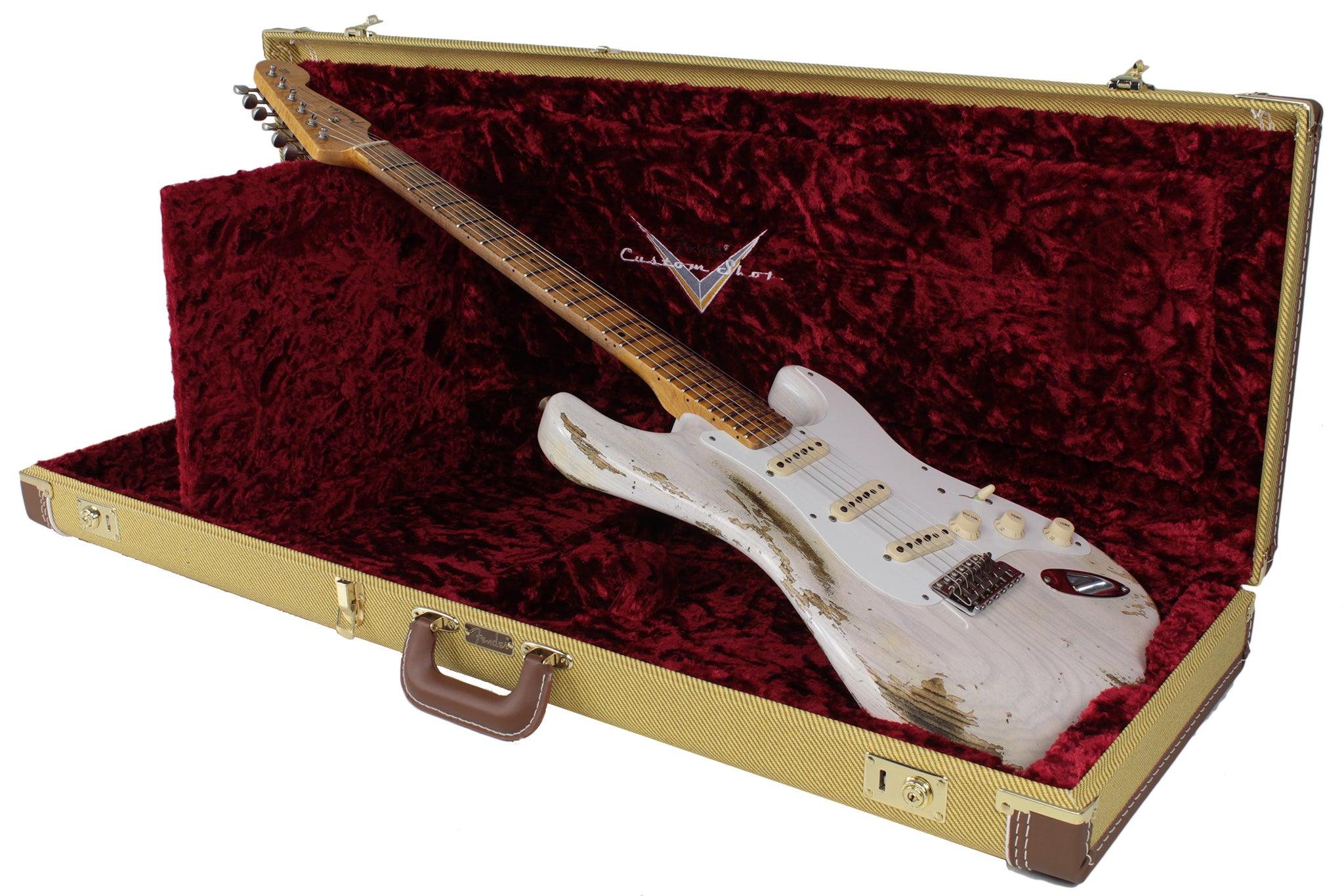 Fender Custom Shop Heavy Relic 1958 Stratocaster, White Blonde