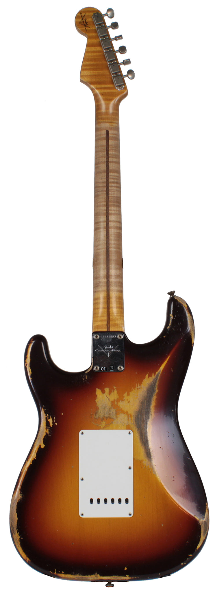 Fender Custom Shop Heavy Relic 1958 Stratocaster, Chocolate 3TS