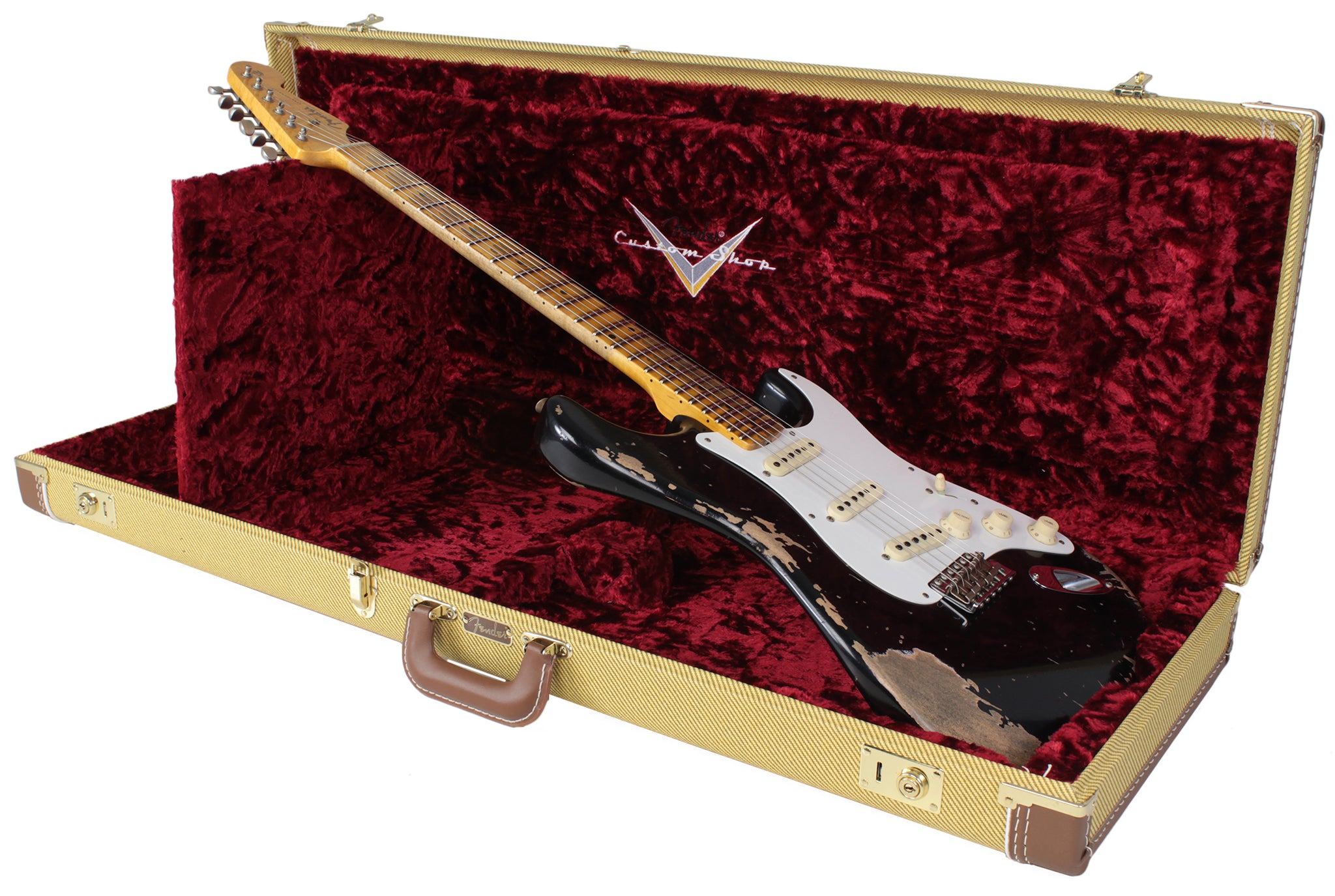 Fender Custom Shop Heavy Relic 1958 Stratocaster, Aged Black