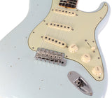 Fender Custom Shop 1963 Stratocaster Journeyman Relic Guitar, Super Faded Aged Sonic Blue