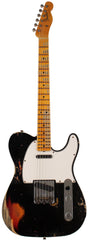 Fender Custom Shop Limited 1965 Telecaster Custom, Heavy Relic, Aged Black over 3 Tone Sunburst