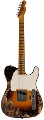 Fender Custom Shop Limited 50's Pine Esquire, Super Heavy Relic, Aged Wide Fade 2-Color Sunburst