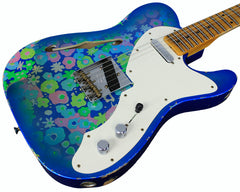 Fender Custom Shop LTD '50s Tele Thinline Relic, Blue Flower