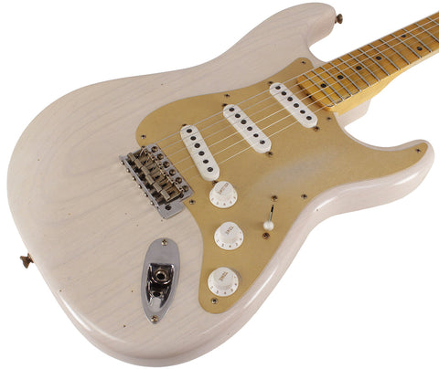 Fender Custom Shop Limited '55 Dual-Mag Strat Journeyman Relic, Aged White Blonde