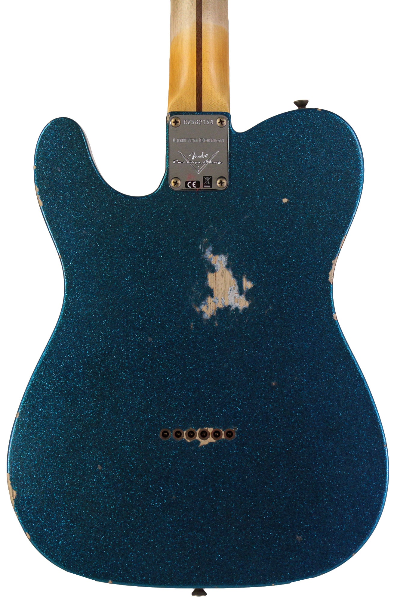 愛用 Fender Custom Shop Limited 1955 Telecaster, Relic, Aged Blue ギター