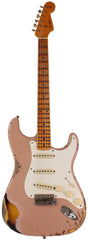 Fender Custom Shop Limited 1956 Heavy Relic Stratocaster, Dirty Shell Pink over 2-Tone Sunburst