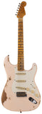 Fender Custom Shop 1956 Heavy Relic Strat Guitar, Super Faded, Aged Shell Pink
