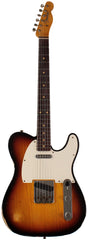 Fender Custom Shop 1960 Telecaster Relic Guitar, Faded Aged 3 Color Sunburst