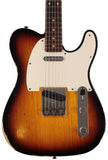 Fender Custom Shop 1960 Telecaster Relic Guitar, Faded Aged 3 Color Sunburst