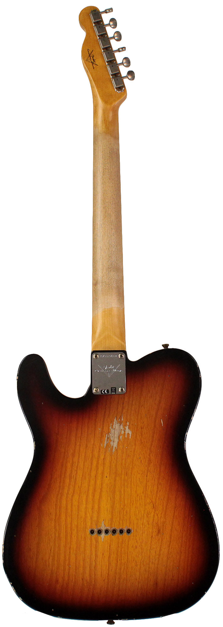 Fender Custom Shop 1960 Telecaster Relic Guitar, Faded Aged 3