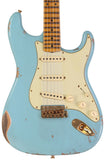 Fender Custom Shop Limited 1962 Bone Tone Stratocaster, Relic, Faded Aged Daphne Blue