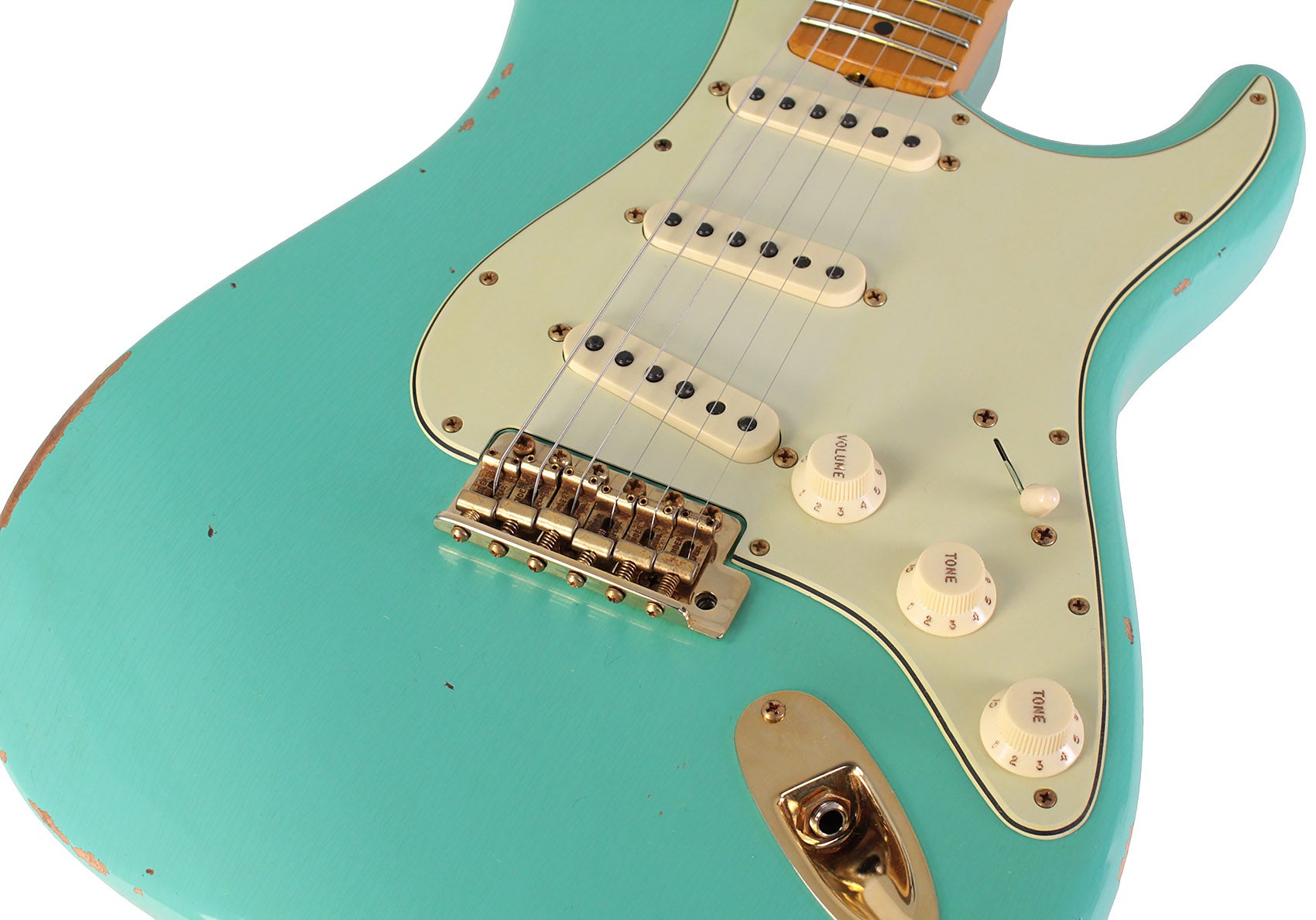 2020 Fender Hybrid '60s Stratocaster FSR Surf Green w/ USA