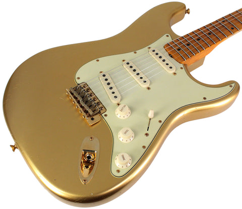 Fender Custom Shop Limited 1962 Bone Tone Stratocaster, Journeyman Relic, Aged Aztec Gold