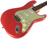 Fender Custom Shop Limited 62/63 Strat Journeyman Relic Guitar, Aged Fiesta Red
