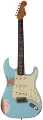 Fender Custom Shop Limited 1963 Stratocaster, Heavy Relic, Faded Aged Daphne Blue