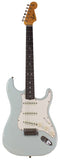 Fender Custom Shop 64 Journeyman Strat Guitar, Super Faded, Aged Sonic Blue