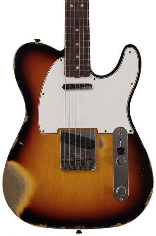 Fender Custom Shop 1964 Telecaster Custom, Heavy Relic, Aged 3-Color Sunburst