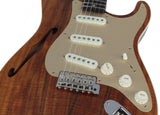 Fender Custom Shop Artisan Thinline Koa Strat, NOS - Humbucker Music