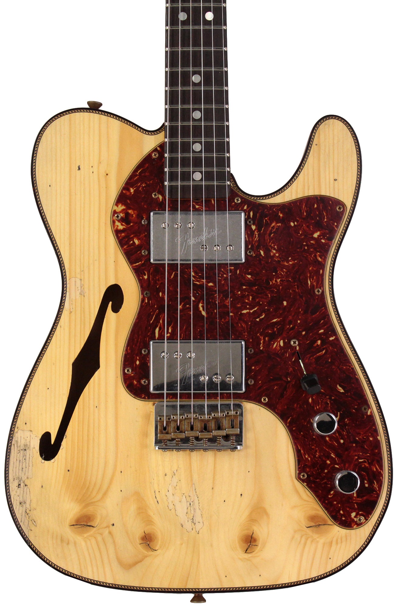 Fender Telecaster ナチュラル Fender Custom Shop Limited Knotty Pine Cunife Tele Relic, Aged