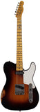 Fender Custom Shop Roasted Pine Double Esquire, Relic, Wide Fade 2-Color Sunburst