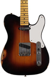 Fender Custom Shop Roasted Pine Double Esquire, Relic, Wide Fade 2-Color Sunburst