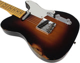 Fender Custom Shop Roasted Pine Double Esquire, Relic, Wide Fade 2-Color Sunburst