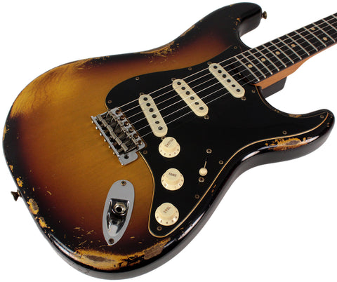 Fender Custom Shop Limited Dual-Mag II Strat, Heavy Relic, Super Faded Aged 3TS