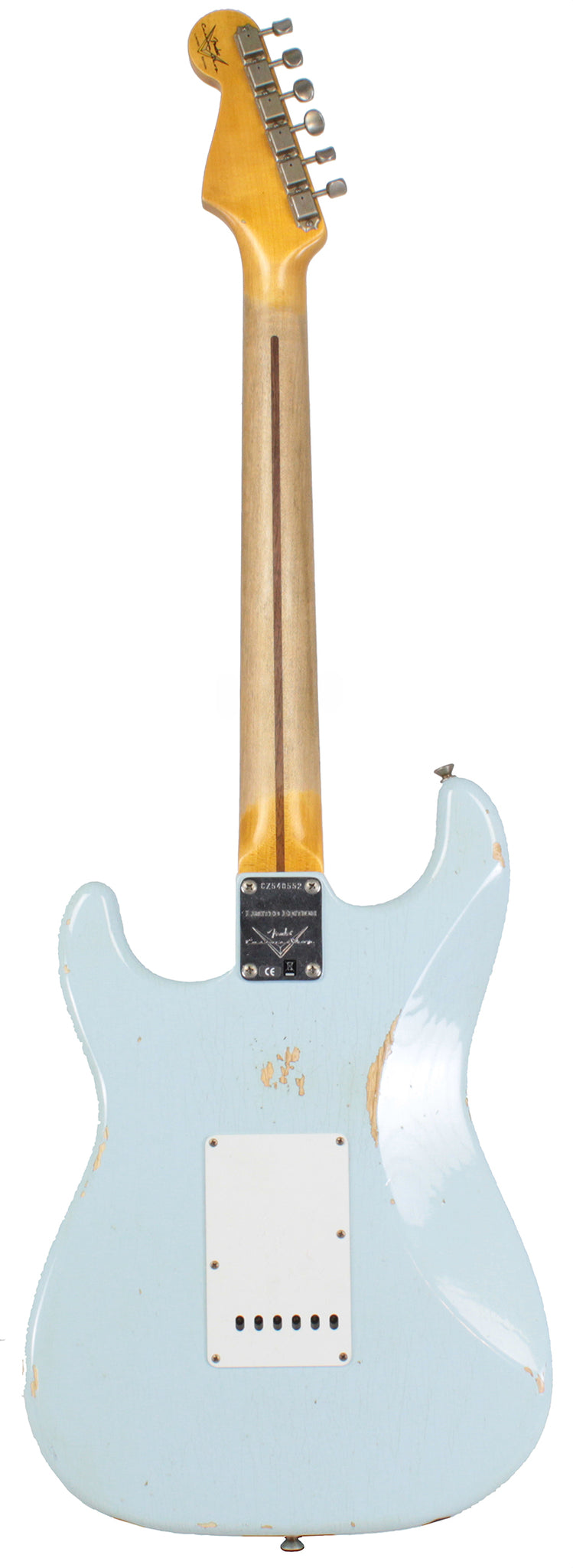 Fender Custom Shop 1956 Relic Strat Guitar, Faded Sonic Blue