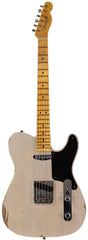 Fender Custom Shop Roasted Pine Double Esquire, Relic, Aged White Blonde